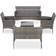 vidaXL 45894 Loungesæt, 1 borde inkl. 2 stole & 2 sofaer