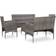 vidaXL 45894 Loungesæt, 1 borde inkl. 2 stole & 2 sofaer