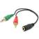 Equip Splitter 3.5mm-2x3.5mm M-F