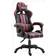 vidaXL Silla Gaming Volutha Con Reposabrazos Reclinable Granate 115-122X61,5X68 Cm