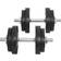 Gorilla Sports Dumbellset 20 kg Gripper Kunststof