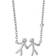ByBiehl Together My Love Necklace - Silver/Transparent