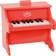 Vilac Piano Rojo De 18 Teclas Con Partitura