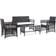 vidaXL 46437 Loungesæt, 1 borde inkl. 2 stole & 1 sofaer