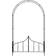 vidaXL Garden Arch with Gate 47092 138x238cm