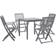 vidaXL 278925 Ensemble repas de patio, 1 Table incluse 4 Chaises