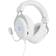 Deltaco GAM-030-W Gaming Micro-casque Supra-auriculaire Filaire Stereo Blanc Volume Réglable