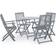 vidaXL 46349 Matgrupp, 1 Bord inkl. 4 Stolar