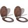 vidaXL Toiletbril Met Soft-Closedeksel 2 St MDF Bruin