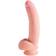 Pipedream King Cock Plus Triple Density Dildo Kiveksillä 25 cm Vaalea iho