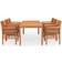 vidaXL 278905 Matgrupp, 1 Bord inkl. 6 Stolar