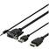 Deltaco HDMI-VGA/3.5mm/USB A 2m
