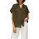 Whistles Nicola Button Through Shirt - Khaki