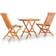 vidaXL 48997 Caféset, 1 Bord inkl. 2 Stolar