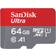 SanDisk Ultra microSDXC Class 10 UHS-I U1 A1 120MB/s 64GB