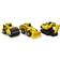 Metal 3 Pack Wheel Loader Excavator Steam Roller