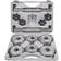 Scsports Chrome Dumbbell Case Set 15kg