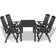 vidaXL 275079 Ensemble repas de patio, 1 Table incluse 4 Chaises