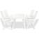vidaXL 275079 Matgrupp, 1 Bord inkl. 4 Stolar