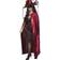 Smiffys Reversible Cape Red & Black