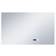 vidaXL Specchio LED Bagno Con Sensore Tattile Schermo Orario 100 x 60 cm