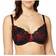 Pour Moi Amour Underwired Non Padded Bra - Black/Scarlet