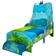 Worlds Apart Dinosaur Toddler Bed With Storage And Canopy 30.3x56.3"