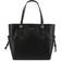 Michael Kors Voyager Small Crossgrain Leather Tote Bag - Black/Gold