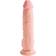 Pipedream King Cock Plus Triple Density Fat Dildo Kiveksillä 27,5 cm Vaalea iho