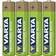 Varta AAA Accu Rechargeable 750mAh 4-pack