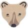 ferm LIVING Tufted Polar Bear Head