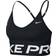 Nike Pro Indy Light Support Sports Bra - Black/White/Metallic Silver