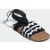 adidas Adilette Ankle Wrap Sandals - Core Black/Off White/Core Black