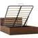 vidaXL Bed Frame with Hydraulic Storage LED 73cm Sängram 120x200cm