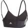 Adidas All Me 3 Stripe Bra Black/White Female