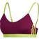 adidas All Me 3-Stripes Sports Bra - Power Berry/Semi Solar Slime