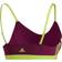 Adidas All Me 3-Stripes Sports Bra - Power Berry/Semi Solar Slime