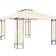 tectake Luxury gazebo Leyla 2.9x3.9 m