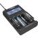 Ansmann Universal Charger UBC-Powerline4Ultra-EU-CB con un bloque de fuente de alimentación de 1.2 v nimh