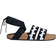 adidas Adilette Ankle Wrap Sandals - Core Black/Off White/Core Black