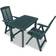 vidaXL 275078 Bistro Set, 1 Table incl. 2 Chairs