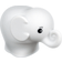 Tiny Tot Molly Elephant Nattlampa