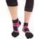 ToeToe Micro-Fibre Running Socks Unisex - Black/Pink