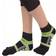 ToeToe Micro-Fibre Running Socks Unisex - Black/Green