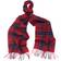 Barbour Tartan Lambswool Scarf Unisex - Red