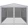 vidaXL Party Tent with 4 Mesh Sidewalls