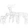 vidaXL Reindeer 3-pack