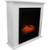 Classic Fire Cheminée électrique Lugano avec cheminée oêle 1800W Cheminée avec manteau Flammes LED Noir