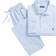 Polo Ralph Lauren Poplin Long Sleep Set - Light Blue Mini Gingham