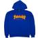 Thrasher Magazine Felpa Flame Logo Hoody Blue